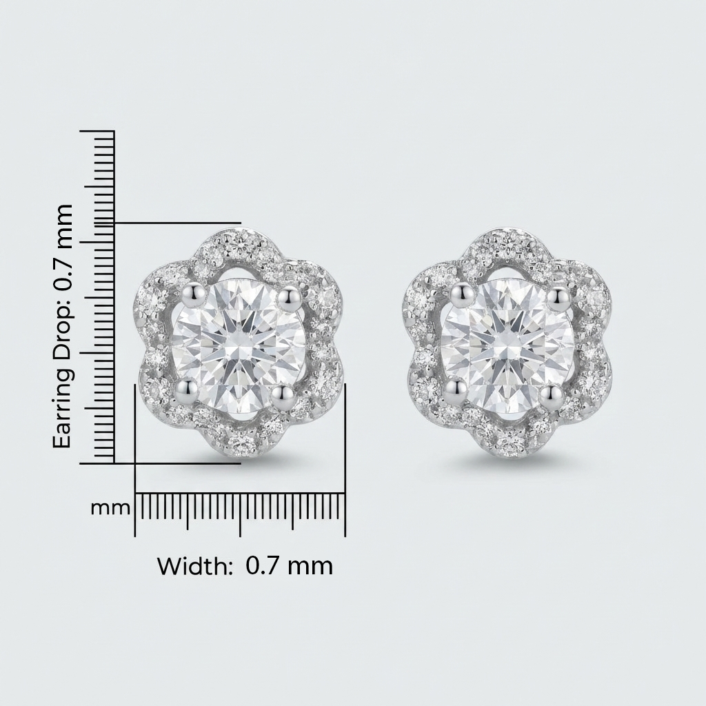 Bliss Silver Earrings (Medium)