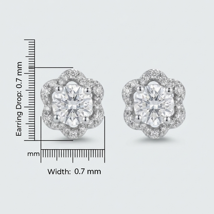 Bliss Silver Earrings (Medium)