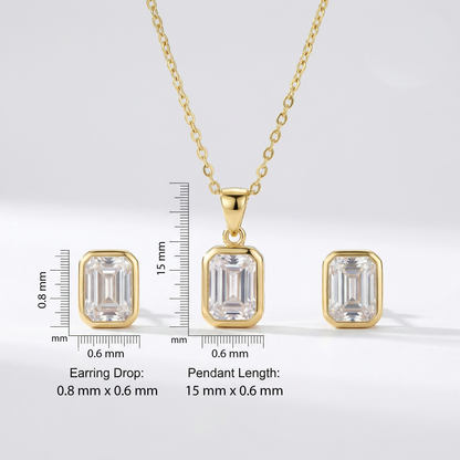 Regalia Silver Chain with Earrings and Chain