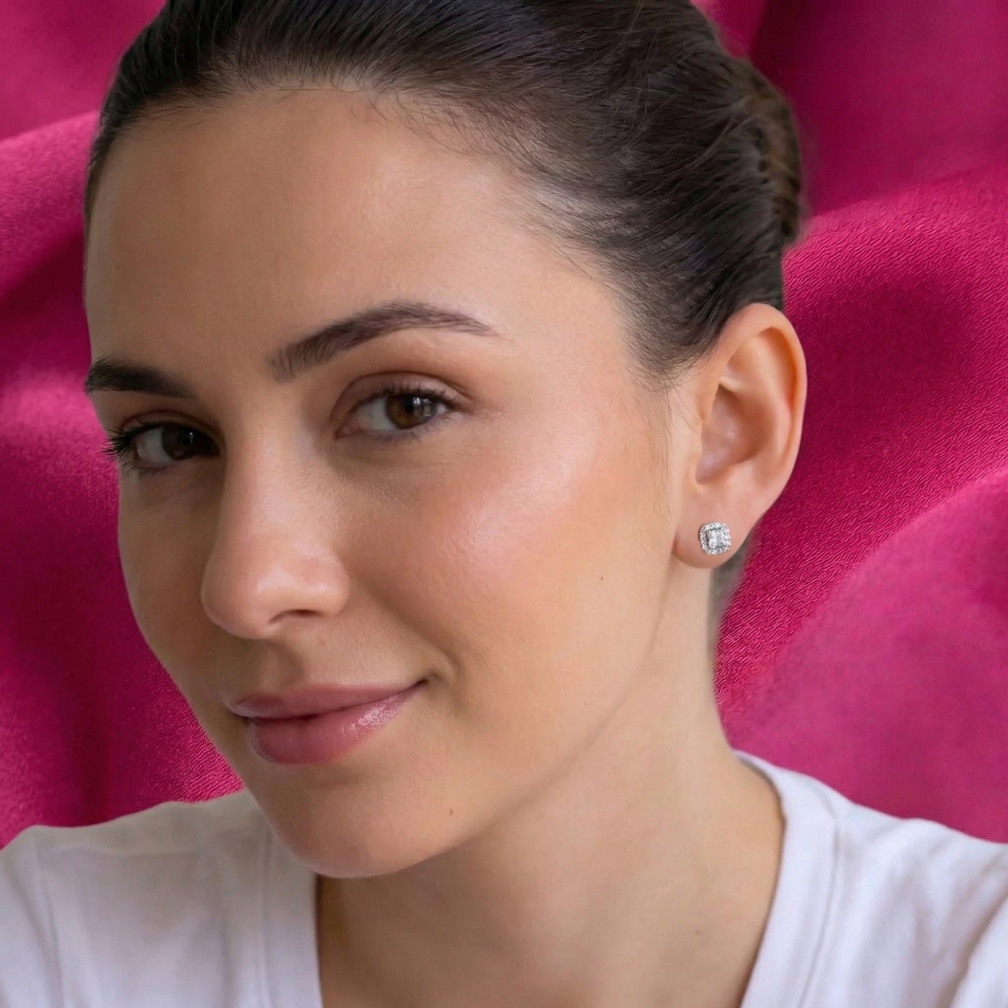 Princess Combo Silver Earrings (3 Pair Combo)