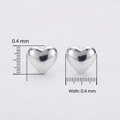 Young Love Silver Earrings (Small)